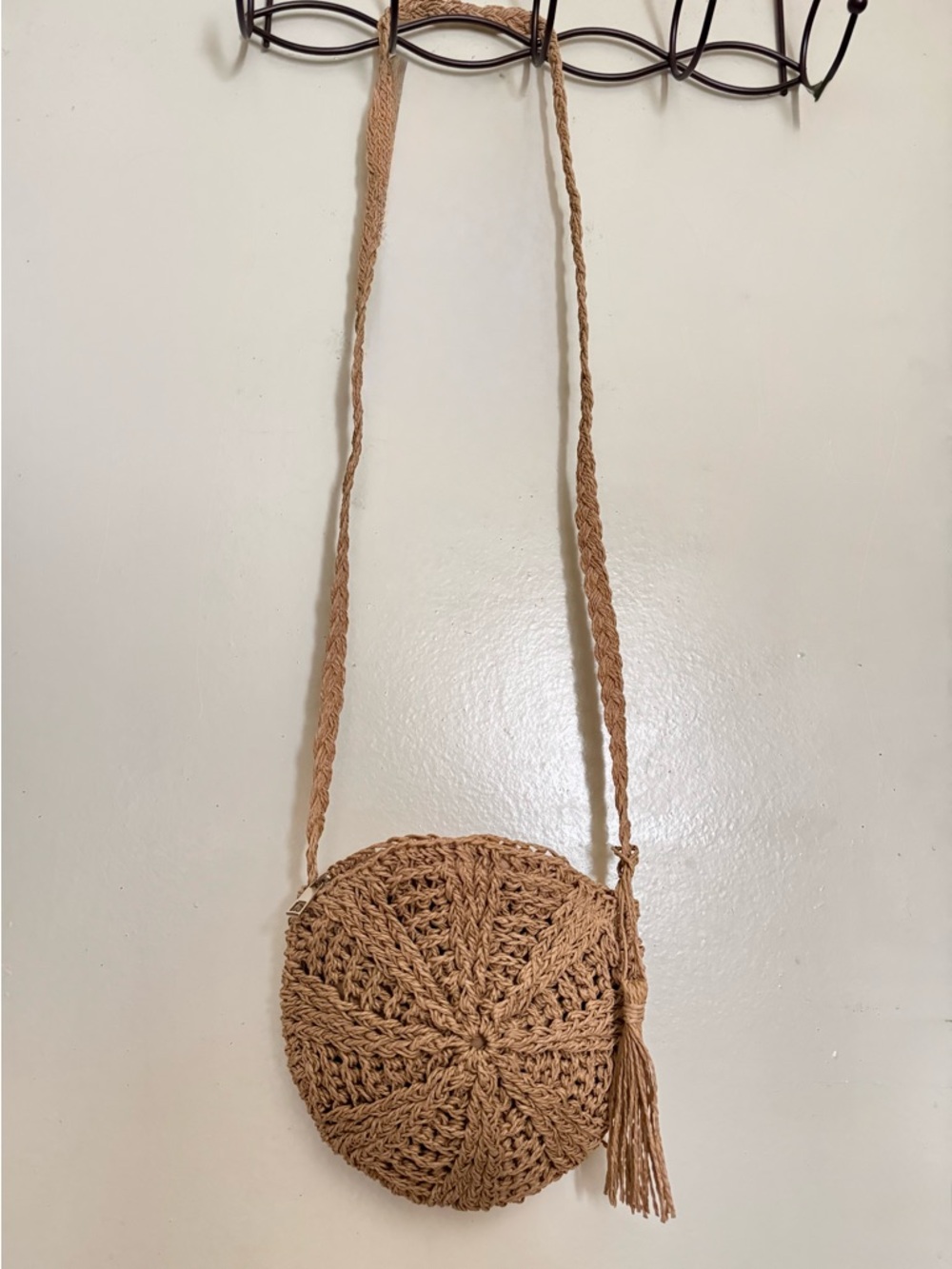 Women Bohemian Straw Crossbody Bag Handbag Shoulder Bag